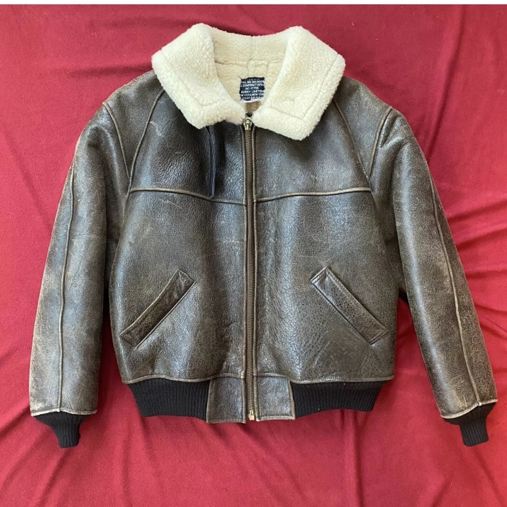 Sheepskin jacket, vintage